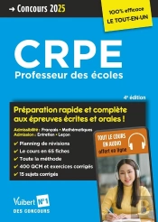 Crpe 2025 - Préparation Rapide Et Complète Aux Épreuves Écrites Et Orales (M2) : Français, Mathématiques, Leçon, Entretien