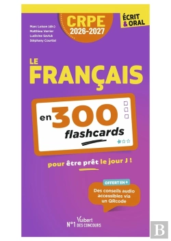 Bertrand.pt - Crpe 2026-2027 : Le Français En 300 Flashcards Pour Être Prêt Le Jour J ! - Écrit Et Oral