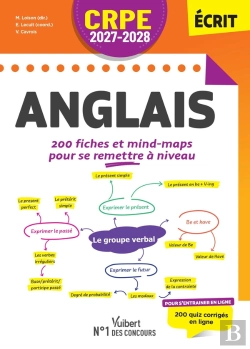 Bertrand.pt - Crpe 2027-2028 -  Anglais : 200 Fiches Et Mind-Maps Pour Se Remettre À Niveau  -  M2/L3