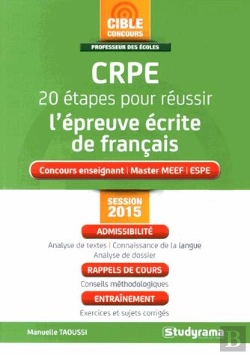 Bertrand.pt - Crpe Admissibilité : 20 Étapes Pour Réussir L'Épreuve De Français
