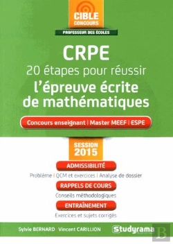 Bertrand.pt - Crpe Admissibilité ; 20 Étapes Pour Réussir L'Épreuve De Mathématiques