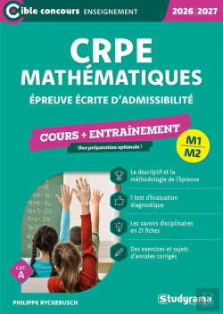 Bertrand.pt - Crpe - Admissibilité - Épreuve De Mathématiques : Cours + Entraînement (Édition 2026)