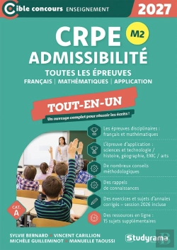 Bertrand.pt - Crpe - Admissibilité - Toutes Les Épreuves (Concours 2026-2027) : Tout-En-Un - Sujets 2026 Inclus