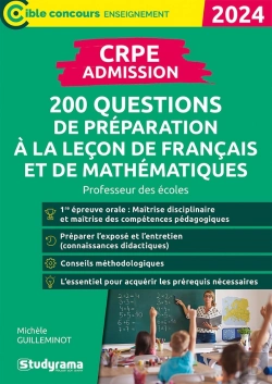 Bertrand.pt - Crpe Admission : 200 Questions De Préparation À La Leçon De Français (Édition 2024)