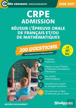 Bertrand.pt - Crpe - Admission - 200 Questions De Préparation À La Leçon De Français Et De Mathématiques : Concours 2026-2027