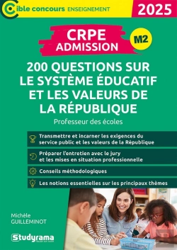 Bertrand.pt - Crpe Admission  200 Questions Sur Le Système Éducatif Et Les Valeurs (Édition 2025)