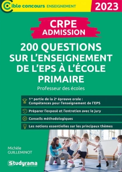 Bertrand.pt - Crpe Admission : 200 Questions Sur L'Enseignement De L'Eps À L'École Primaire ; Professeur Des Écoles
