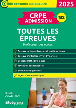 Bertrand.pt - Crpe Admission : Toutes Les Épreuves ; Professeur Des Écoles
