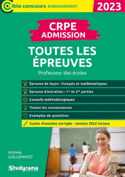 Bertrand.pt - Crpe  Admission  Toutes Les Epreuves - Session 2022