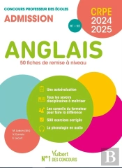 Crpe ; Anglais ; 50 Fiches De Remise À Niveau (Édition 2024/2025)
