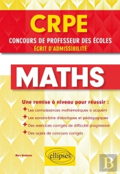 Crpe, Concours De Professeur Des Écoles ; Maths ; Écrit D'Admissibilité