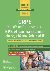 Crpe ; Deuxième Épreuve Orale ; Eps Et Connaissance Du Système Éducatif ; Concours Enseignant  Master Meef, Espe (Concours 2019)