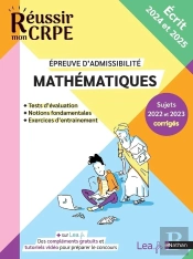 Crpe Ecrit Mathematiques Admissibilite - 2024-2025