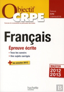 Bertrand.pt - Crpe ; Épreuve Écrite De Français