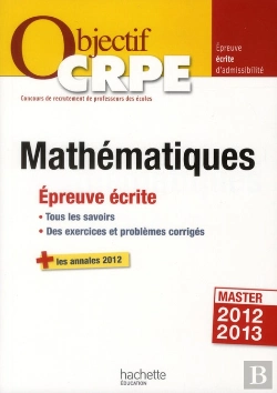 Bertrand.pt - Crpe ; Épreuve Écrite De Mathématiques