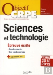 Crpe ; Épreuve Écrite De Sciences Et Technologie