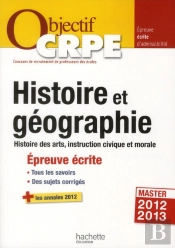 Crpe ; Épreuve Écrite D'Histoire Et De Géographie