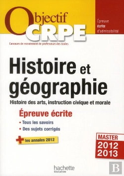 Bertrand.pt - Crpe ; Épreuve Écrite D'Histoire Et De Géographie