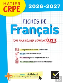 Bertrand.pt - Crpe ; Fiches De Français ; Tout Pour Réussir L'Épreuve Écrite (Édition 2026/2027)