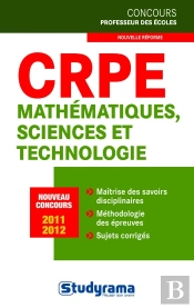 Crpe ; Mathématiques Et Sciences ; Catégorie A