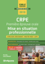Crpe ; Première Épreuve Orale ; Mise En Situation Professionnelle ; Concours Enseignant, Master Meef, Espe (Concours 2019)