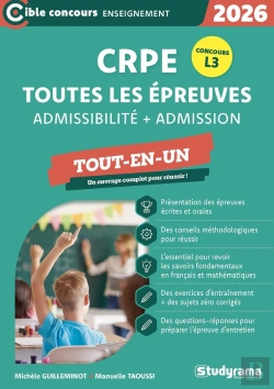 Bertrand.pt - Crpe - Toutes Les Épreuves (Admission & Admissibilité) : Concours 2026 - Accessible Dès La L3