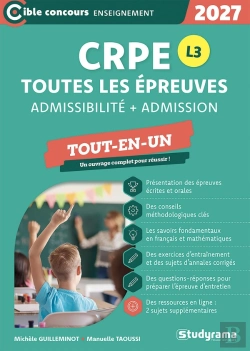 Bertrand.pt - Crpe - Toutes Les Épreuves (Admission Et Admissibilité) - Session 2027 - L3 : Tout-En-Un