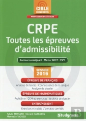 Crpe Toutes Les Epreuves D'Admissibilite