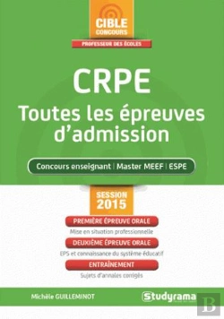 Bertrand.pt - Crpe ; Toutes Les Épreuves D'Admission (Concours 2015)