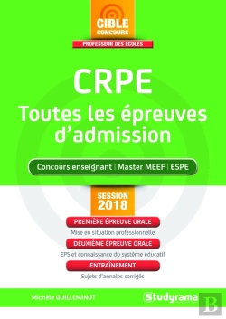 Bertrand.pt - Crpe ; Toutes Les Épreuves D'Admission ; Concours Enseignant, Master Meef, Espe