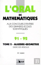 Crus 1991-92 De Mathematiques