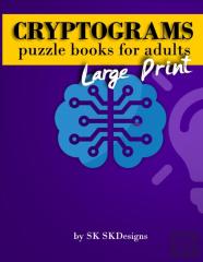 Cryptogram Puzzle Books For Adults