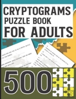 Bertrand.pt - Cryptograms Puzzle Book For Adults 500
