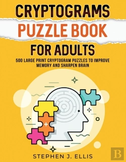 Bertrand.pt - Cryptograms Puzzle Book For Adults - 500 Large Print Cryptogram Puzzles To Improve Memory And Sharpen Brain