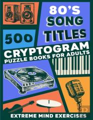 Cryptograms Puzzle Books For Adults