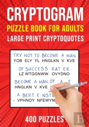 Cryptograms Puzzle Books For Adults