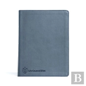 Csb Life Counsel Bible, Slate Blue Leathertouch, Indexed