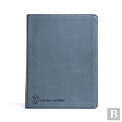 Bertrand.pt - Csb Life Counsel Bible, Slate Blue Leathertouch, Indexed