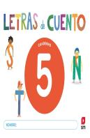 Cuaderno De Lectoescritura 5. Letras De Cuento
