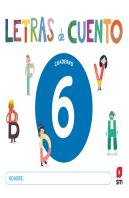 Cuaderno De Lectoescritura 6. Letras De Cuento