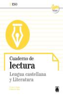 Cuaderno De Lectura. Lengua Castellana Y Literatura 1eso - En Equipo