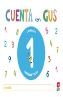 Cuaderno De Matematicas 1. Cuenta Con Gus