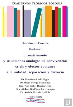 Bertrand.pt - Cuadernos Teóricos Bolonia. Derecho De Familia. Cuaderno I. El Matrimonio Y Situaciones Análogas De