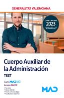 Cuerpo Auxiliar Administracion Generalitat Valenciana Test