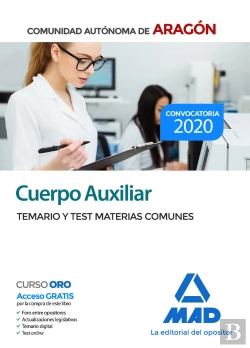 Bertrand.pt - Cuerpo Auxiliar De La Administración De La Comunidad Autónoma De Aragón. Temario Y Test De Materias