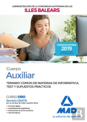 Cuerpo Auxiliar De La Administración General De La Comunidad Autónoma De Las Illes Balears. Temario