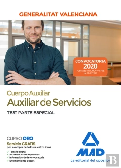 Bertrand.pt - Cuerpo Auxiliar De La Generalitat Valenciana (Escala Auxiliar De Servicios). Test Parte Especial