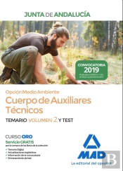 Cuerpo De Auxiliares Técnicos Opción Medio Ambiente De La Junta De Andalucía. Temario Volumen 2 Y Te