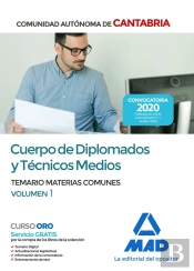 Cuerpo De Diplomados Y Técnicos Medios De La Administración De La Comunidad Autónoma De Cantabria. T