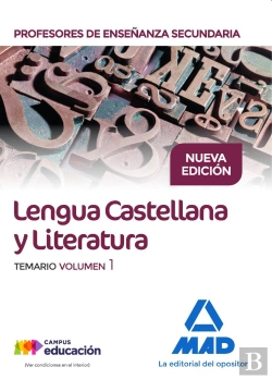 Bertrand.pt - Cuerpo De Profesores De Enseñanza Secundaria. Lengua Castellana Y Literatura. Temario Volumen 1